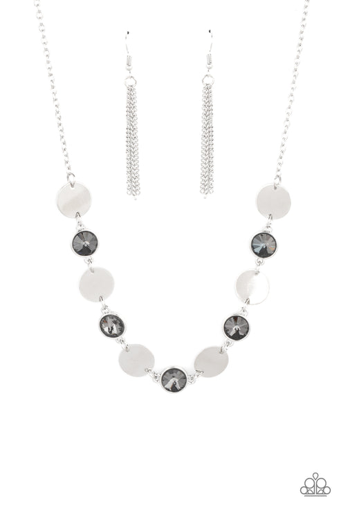 Paparazzi  Refined Reflections - Silver  Necklace