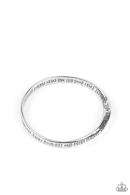 Paparazzi  Perfect Present - Silver  Bracelet