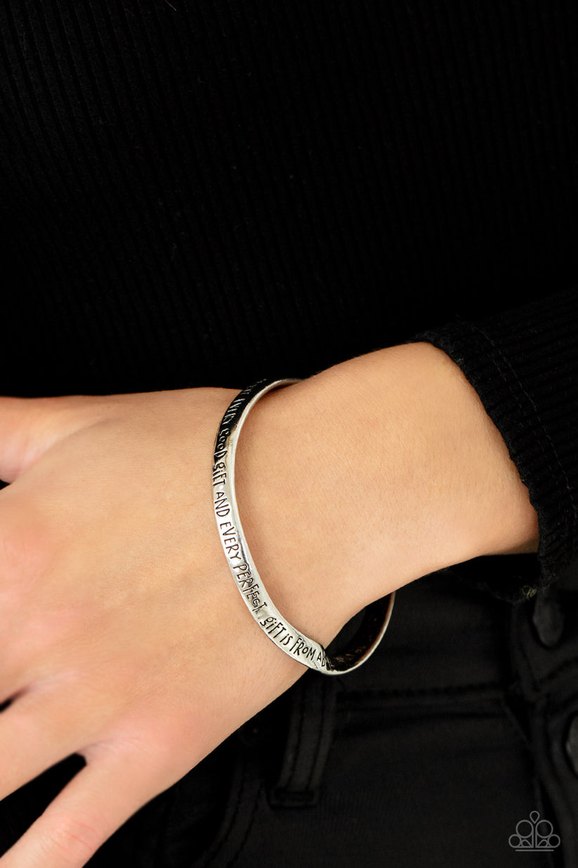 Paparazzi  Perfect Present - Silver  Bracelet