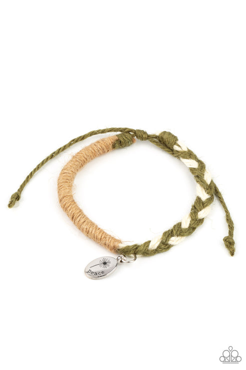 Paparazzi  Perpetually Peaceful - Green  Bracelet