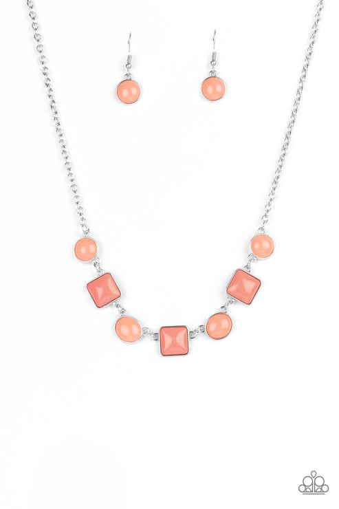 Paparazzi  Trend Worthy - Orange  Necklace