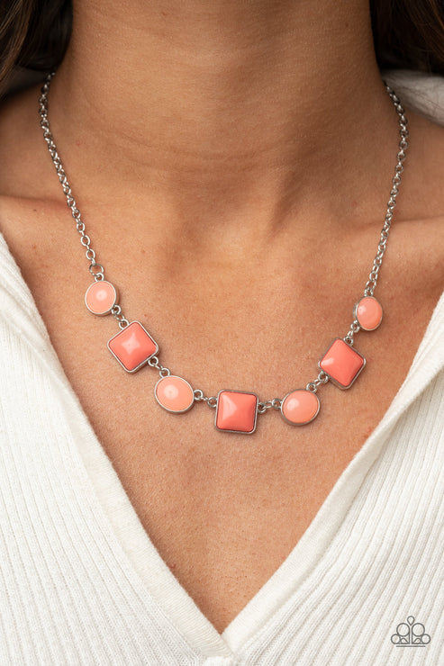 Paparazzi  Trend Worthy - Orange  Necklace