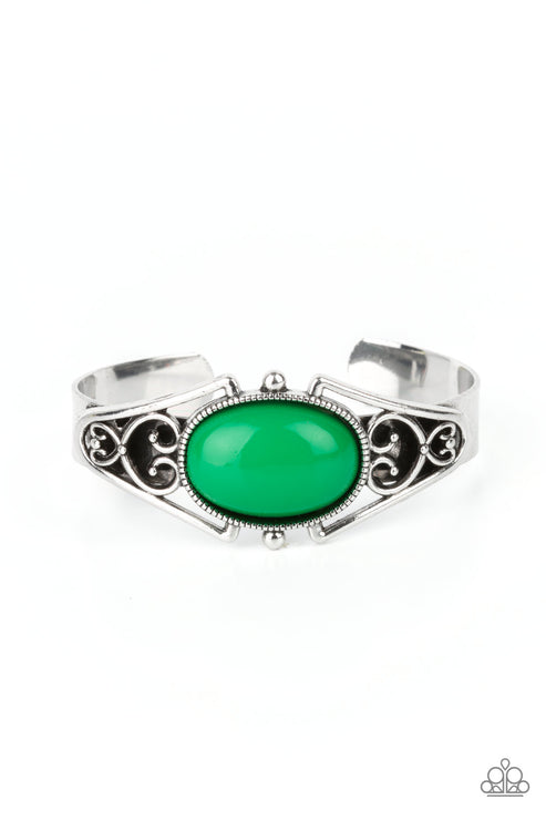 Paparazzi  Springtime Trendsetter - Green  Bracelet