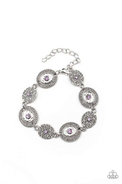 Paparazzi  Secret Garden Glamour - Purple  Bracelet