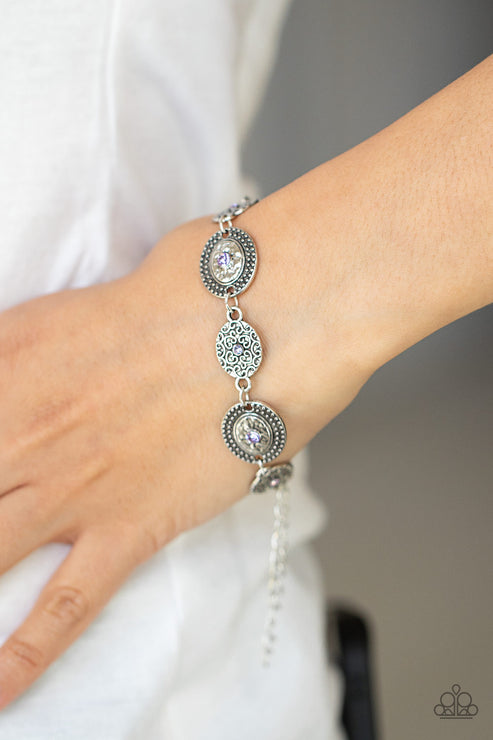 Paparazzi  Secret Garden Glamour - Purple  Bracelet