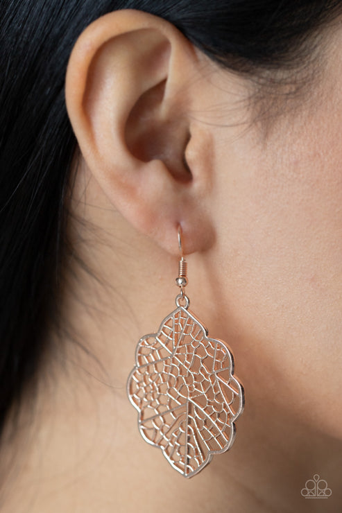 Paparazzi  Meadow Mosaic - Rose Gold  Earrings