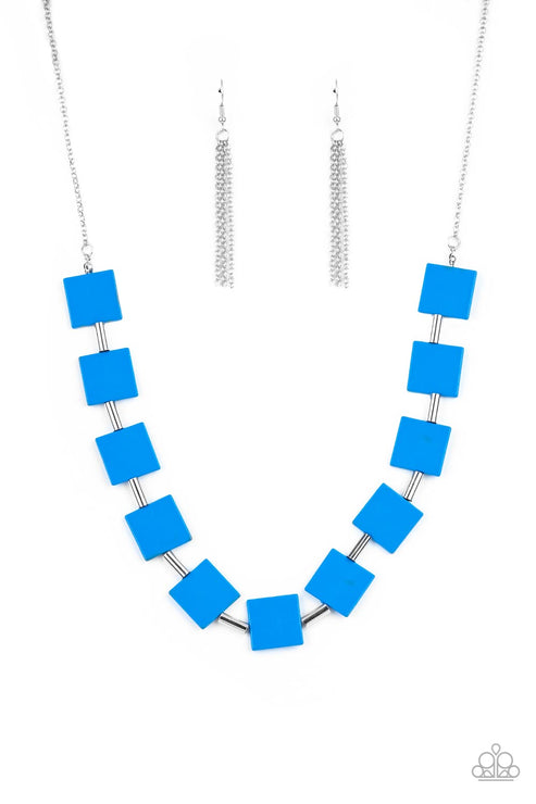 Paparazzi  Hello, Material Girl - Blue  Necklace