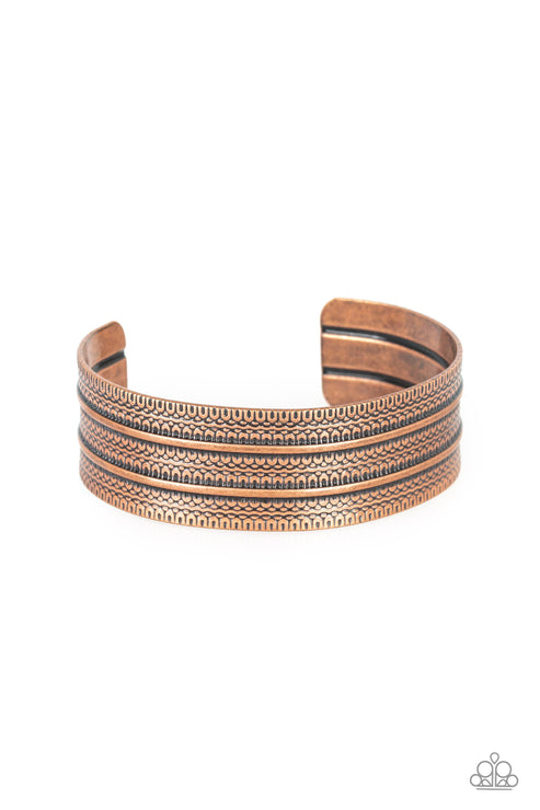 Paparazzi  Absolute Amazon - Copper  Bracelet