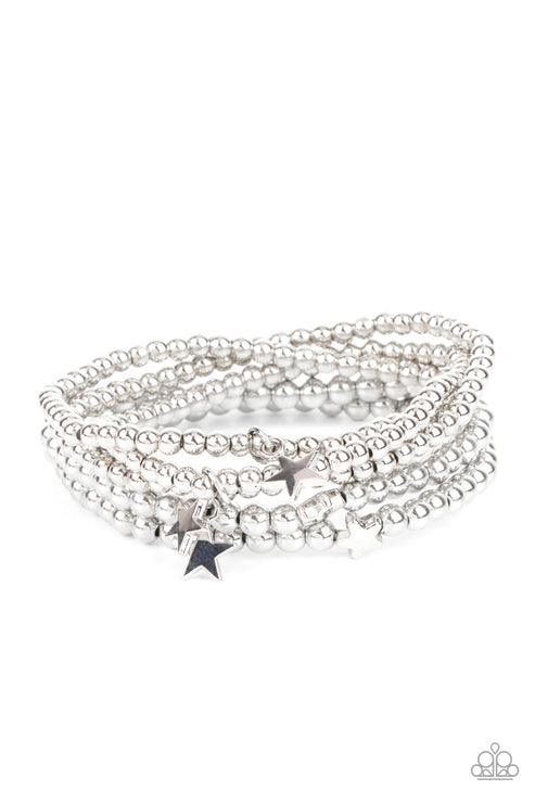 Paparazzi  American All-Star - Silver  Bracelet