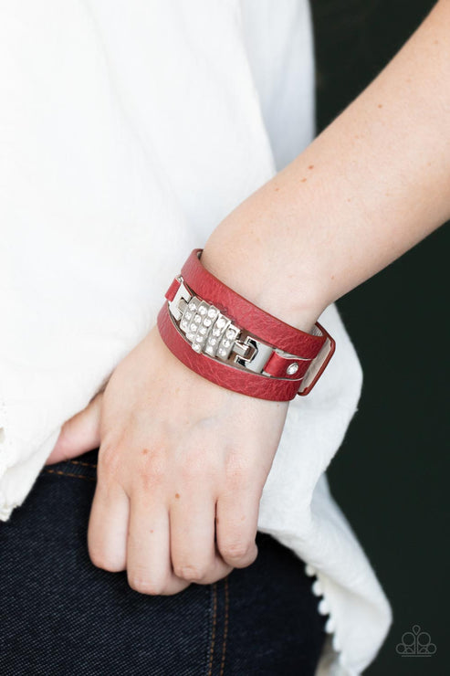 Paparazzi  Ultra Urban - Red  Bracelet