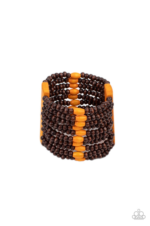 Paparazzi  Tropical Trendsetter - Orange  Bracelet