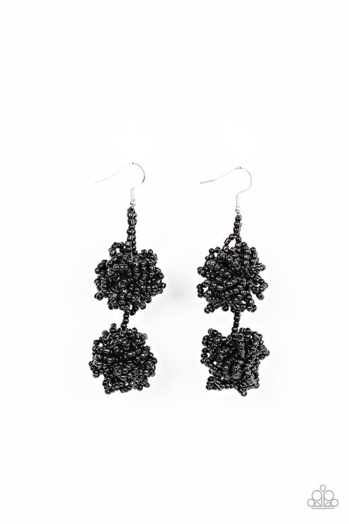 Paparazzi Celestial Collision - Black  Earrings