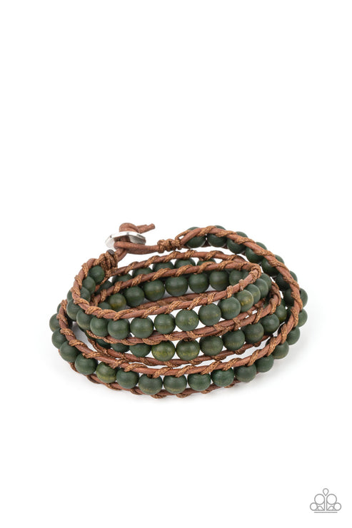 Paparazzi  Pine Paradise - Green  Bracelet