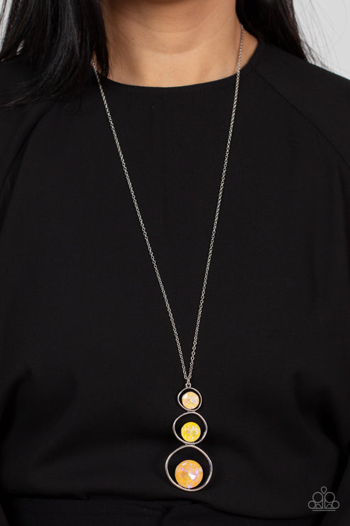 Paparazzi Necklace ~ Celestial Courtier - Yellow