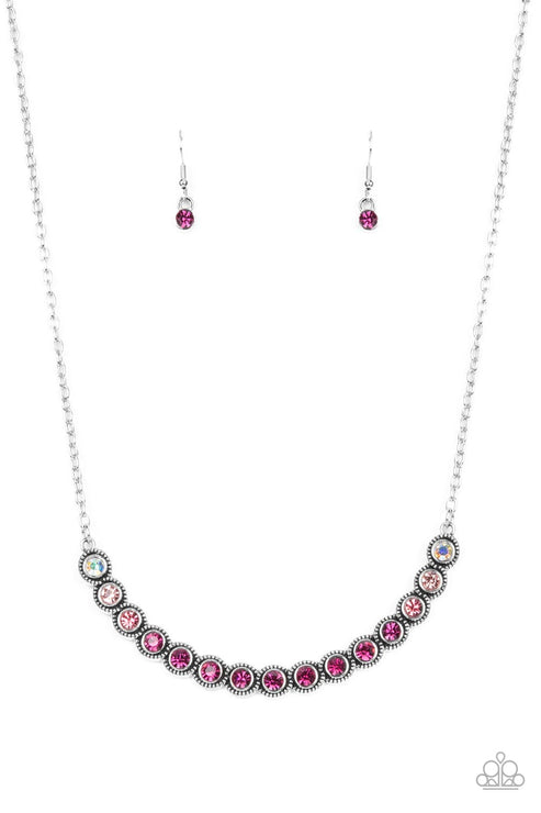 Paparazzi  Throwing SHADES - Pink  Necklace