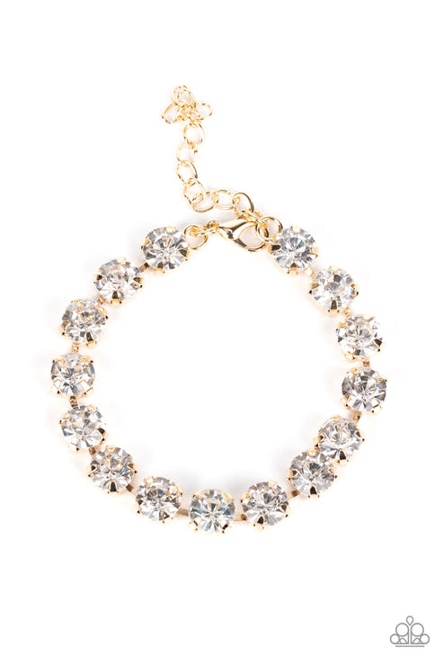 Paparazzi  A-Lister Afterglow - Gold  Bracelet