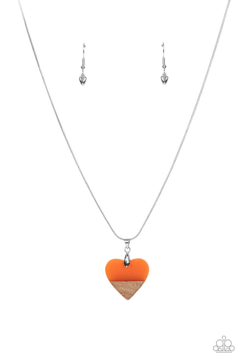 Paparazzi  You Complete Me - Orange  Necklace