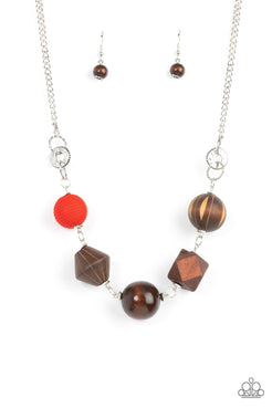 Paparazzi  Eco Extravaganza - Red  Necklace