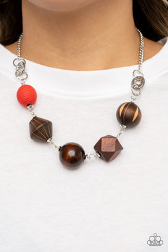 Paparazzi  Eco Extravaganza - Red  Necklace