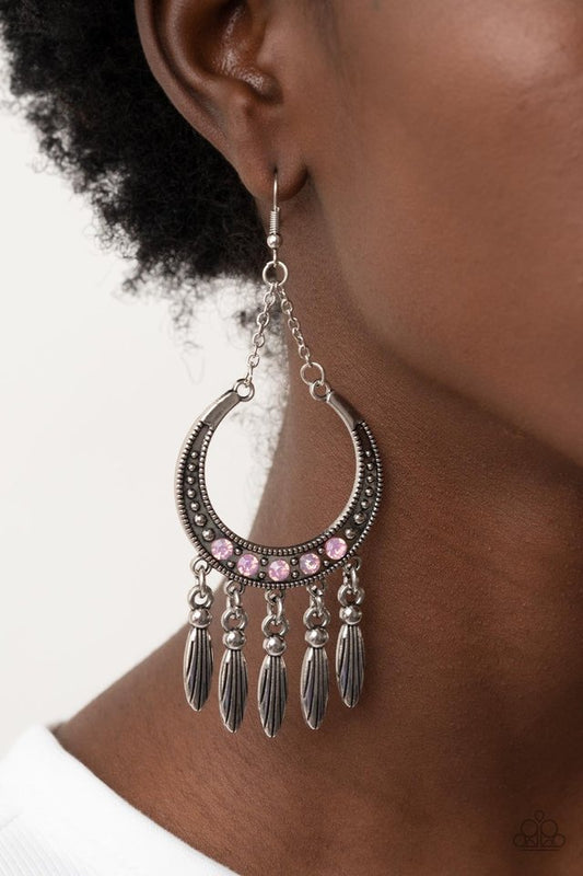 Paparazzi Earring ~ Day to DAYDREAM - Pink