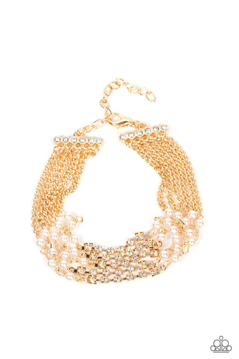 Paparazzi  Experienced in Elegance - Gold  Bracelet