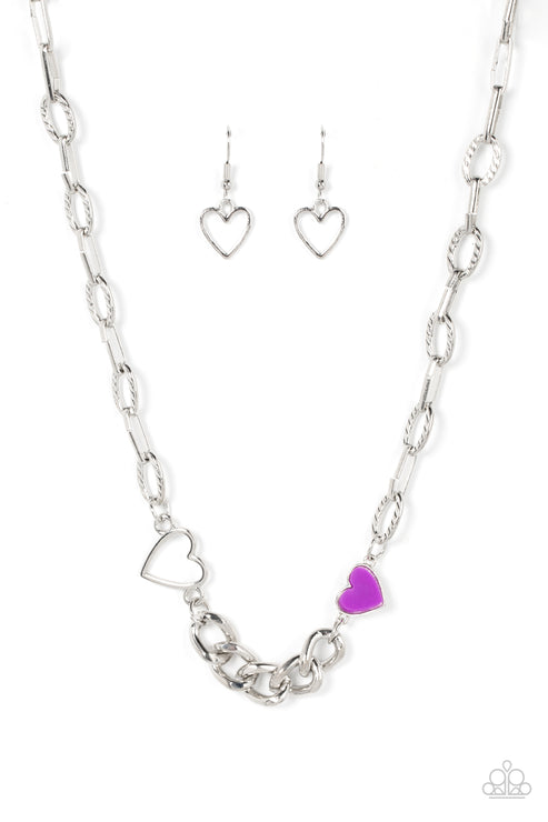 Paparazzi  Little Charmer - Purple  Necklace