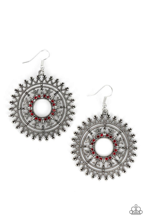 Paparazzi  Revel in Radiance - Red  Earrings