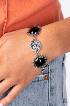 Paparazzi  Positively Poppy - Black  Bracelet