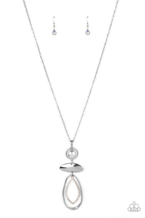 Paparazzi  Modern Day Demure - Silver  Necklace