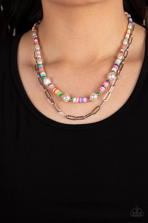 Paparazzi  Tidal Trendsetter - Multi  Necklace