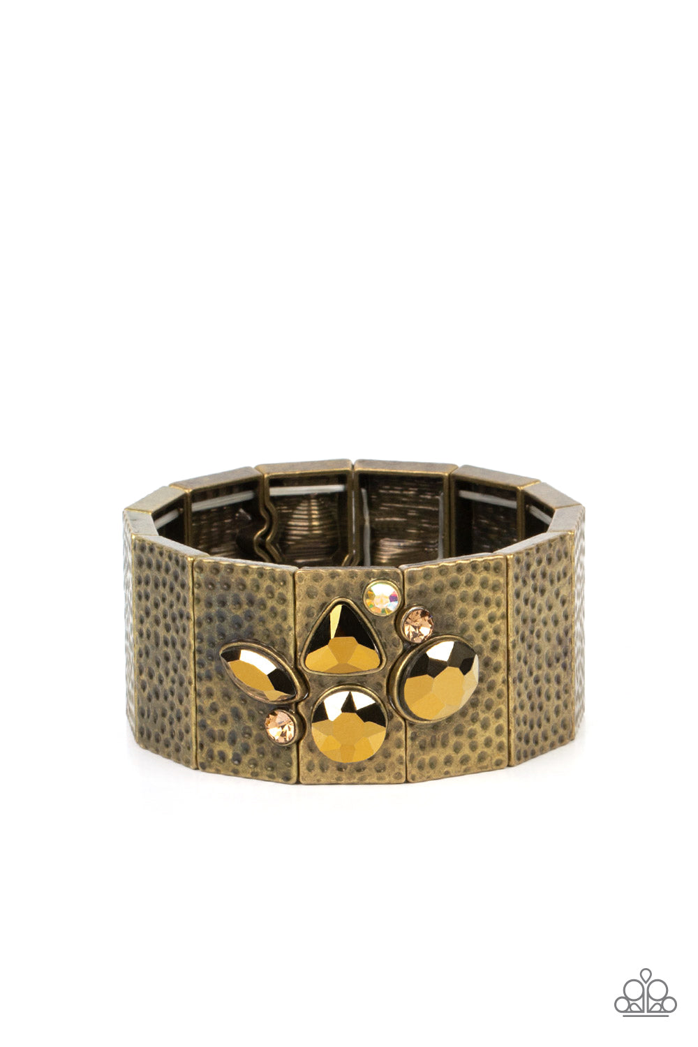 PAPARAZZI "FLICKERING FORTUNE" BRASS BRACELET