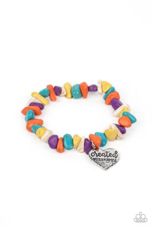 Paparazzi  Stony-Hearted - Multi  Bracelet