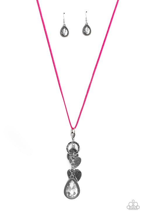 Paparazzi  Casanova Clique - Pink  Necklace