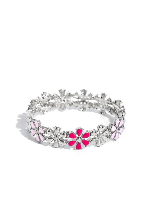 Paparazzi  Floral Fair - Pink  Bracelet