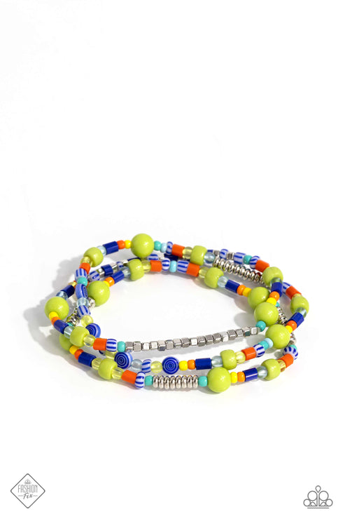 Paparazzi  Confident Collision - Multi  Bracelet