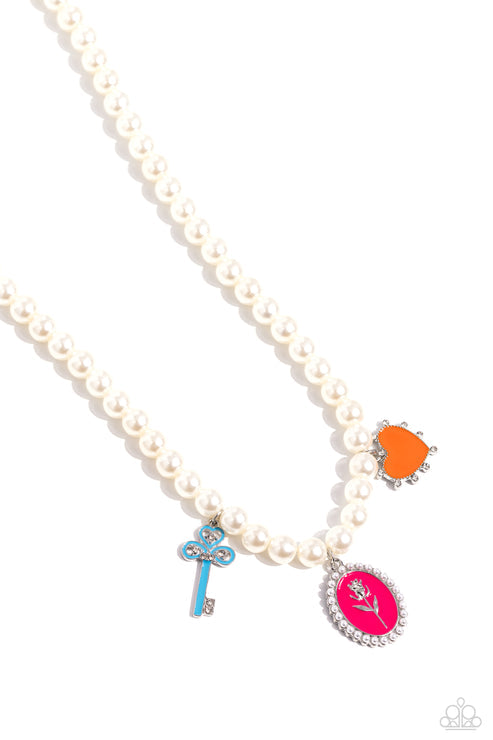 Paparazzi  Charming Collision - Multi  Necklace