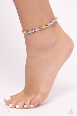 Paparazzi  DEW or Die - Multi  Anklet