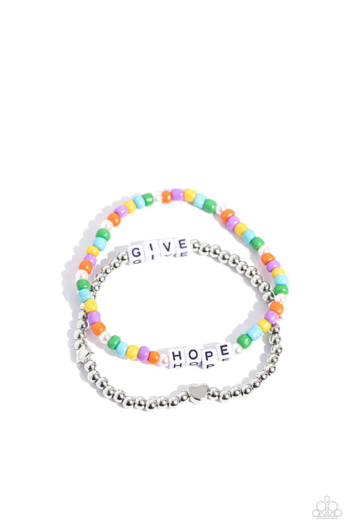 Paparazzi  Giving Hope - Multi  Bracelet