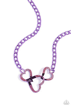 Paparazzi  Eclectically Enamored - Purple  Necklace