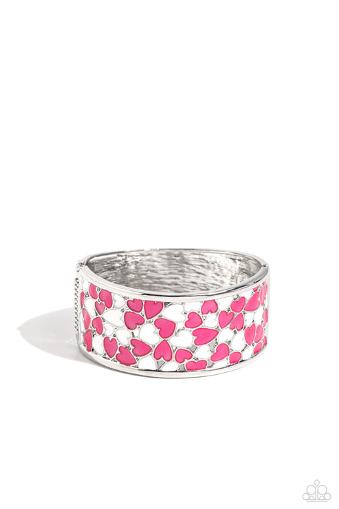 Paparazzi  Penchant for Patterns - Pink  Bracelet