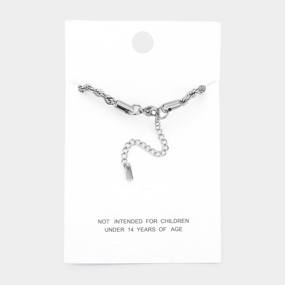 Stainless Steel Metal Chain Anklet