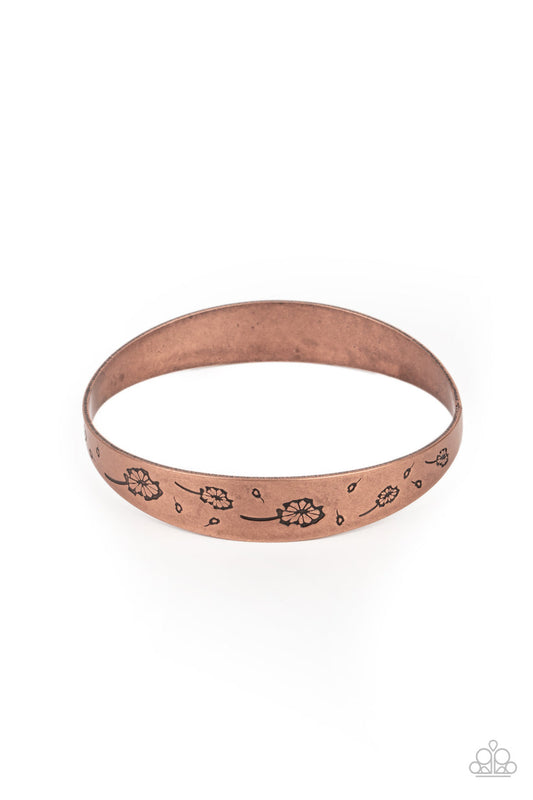 Dandelion Dreamland - copper - Paparazzi bracelet