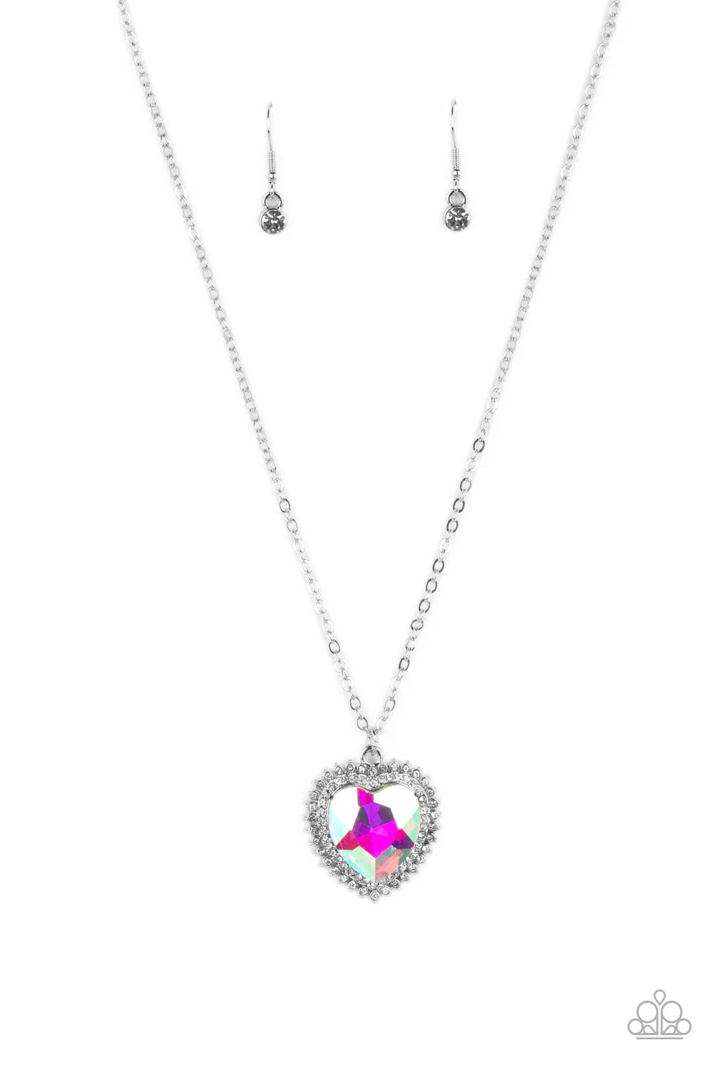 PAPARAZZI "SWEETHEARTS STROLL" MULTI NECKLACE