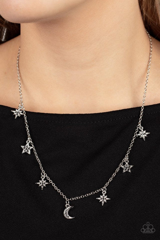 Paparazzi Necklace ~ Cosmic Runway - Silver