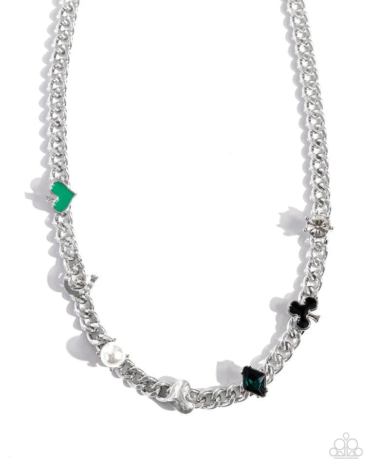 Paparazzi Necklace ~ Vegas Vault - Green