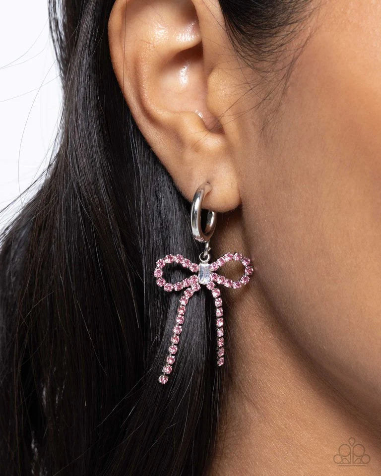 Paparazzi Earring ~ Whispering Whimsy - Pink