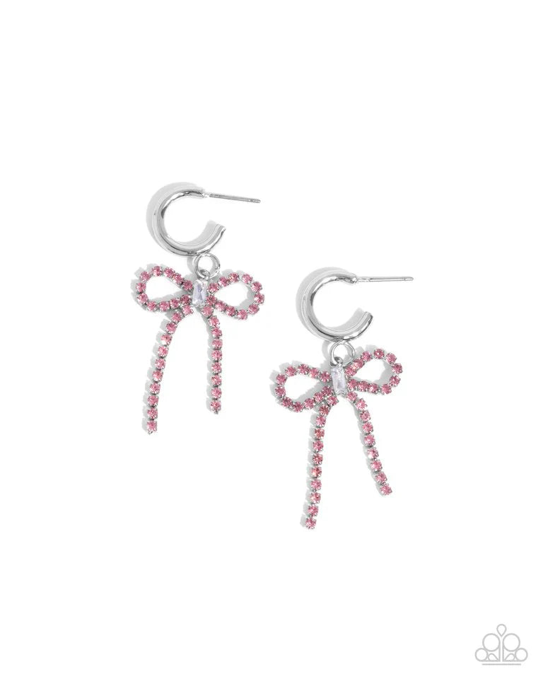 Paparazzi Earring ~ Whispering Whimsy - Pink