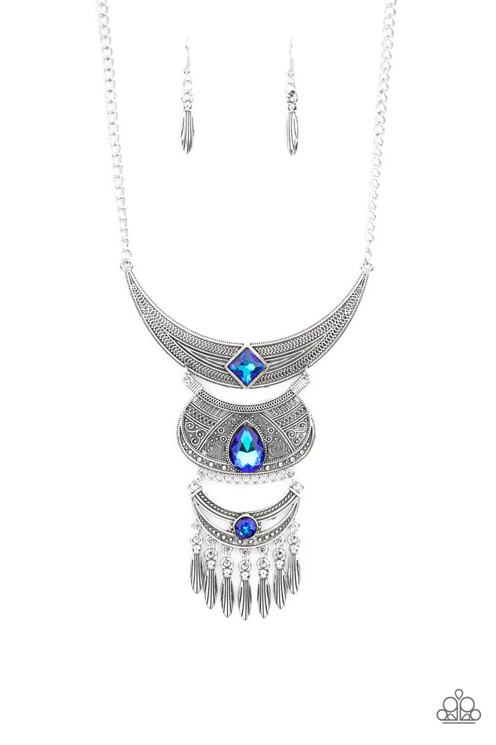 Paparazzi Necklace ~ Lunar Enchantment - Blue