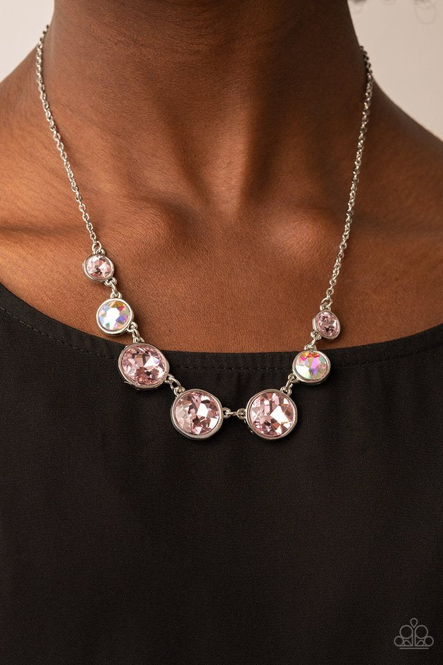 Paparazzi Necklace ~ Pampered Powerhouse - Pink