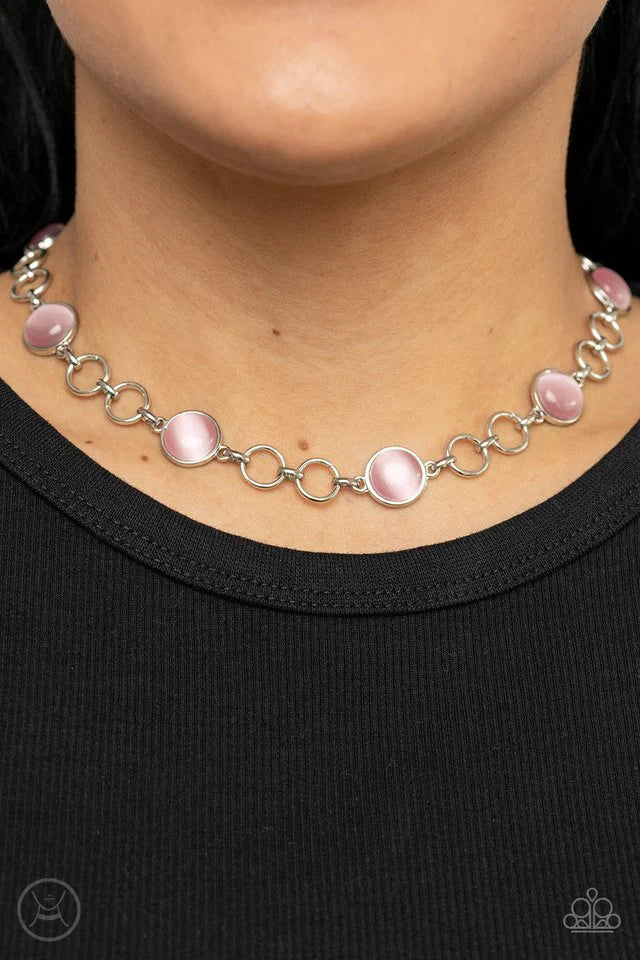 Paparazzi Necklace ~ Dreamy Distractions - Pink